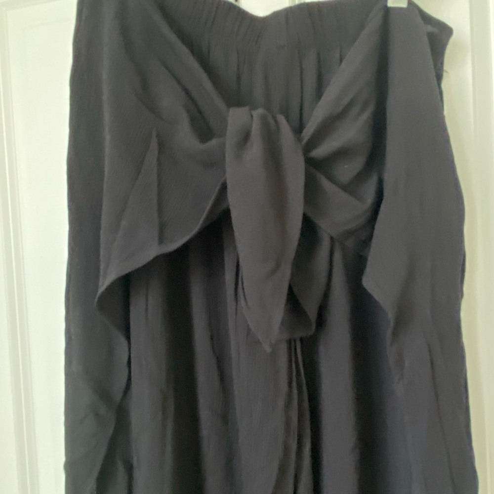 Kona Sol Gray Tie Front Swim Coverup